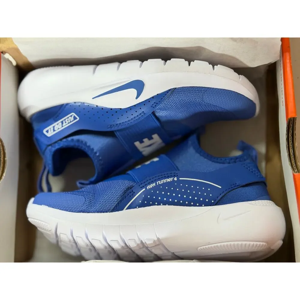 NEW! Nike 1Y Flex Runner 4 PS Blue Slip-On Sneaker - Kids'